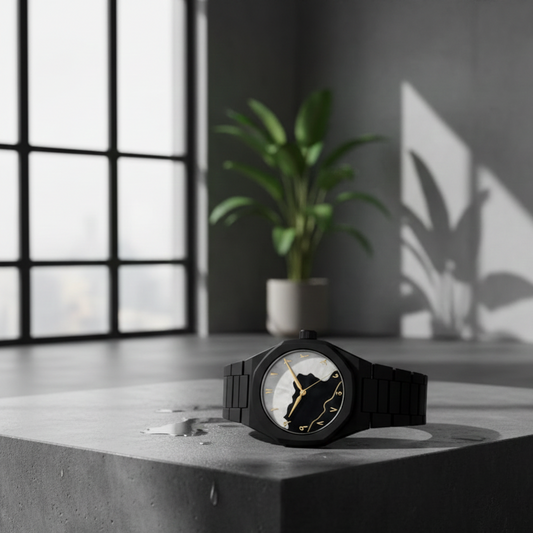 Black Aura Watch Elegant Design