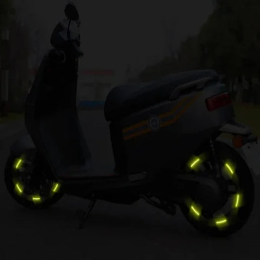 Wheel center reflective stickers Stripe