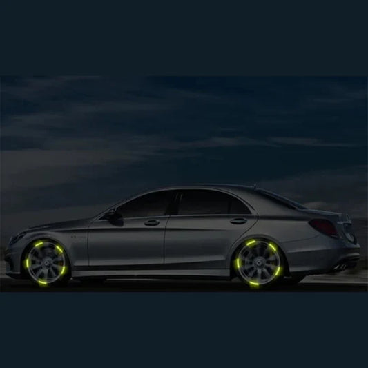 Wheel center reflective stickers Stripe