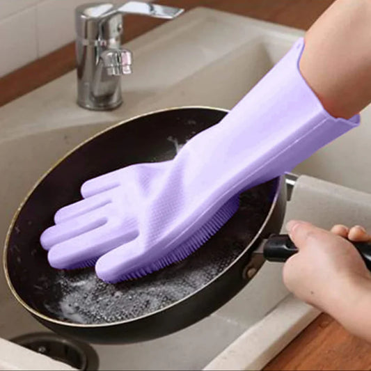 Silicone Cleaning and Washing Gloves Waterproof