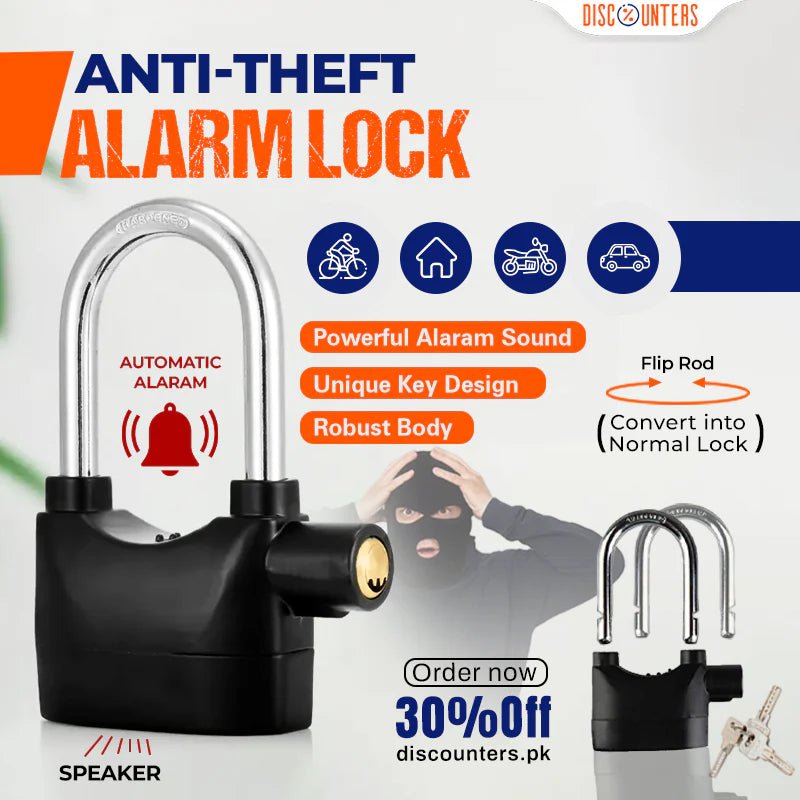 Anti - Theft Alarm Lock - Gharbar Store