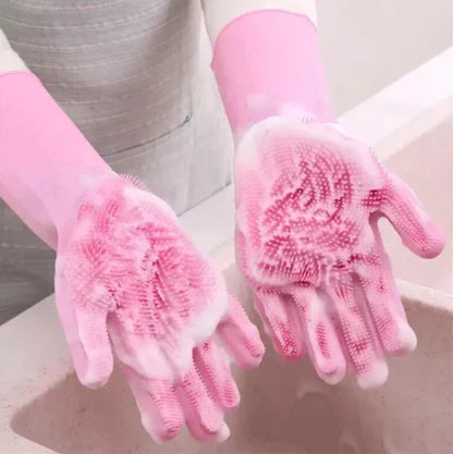 Silicone Cleaning and Washing Gloves Waterproof