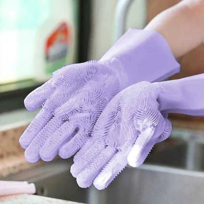 Silicone Cleaning and Washing Gloves Waterproof