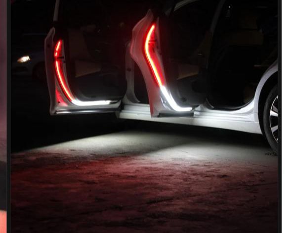 TWO COLOR STREAMER WARNING LIGHT FOR CAR AND BIKES - Gharbar Store